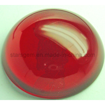 Mode Synthetische Cabochon Ruby CZ Stein Edelsteine ​​(STG-85)